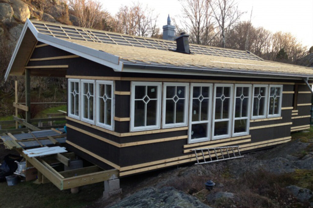Starkes bygg ser till att villa i Göteborg får nytt tak.